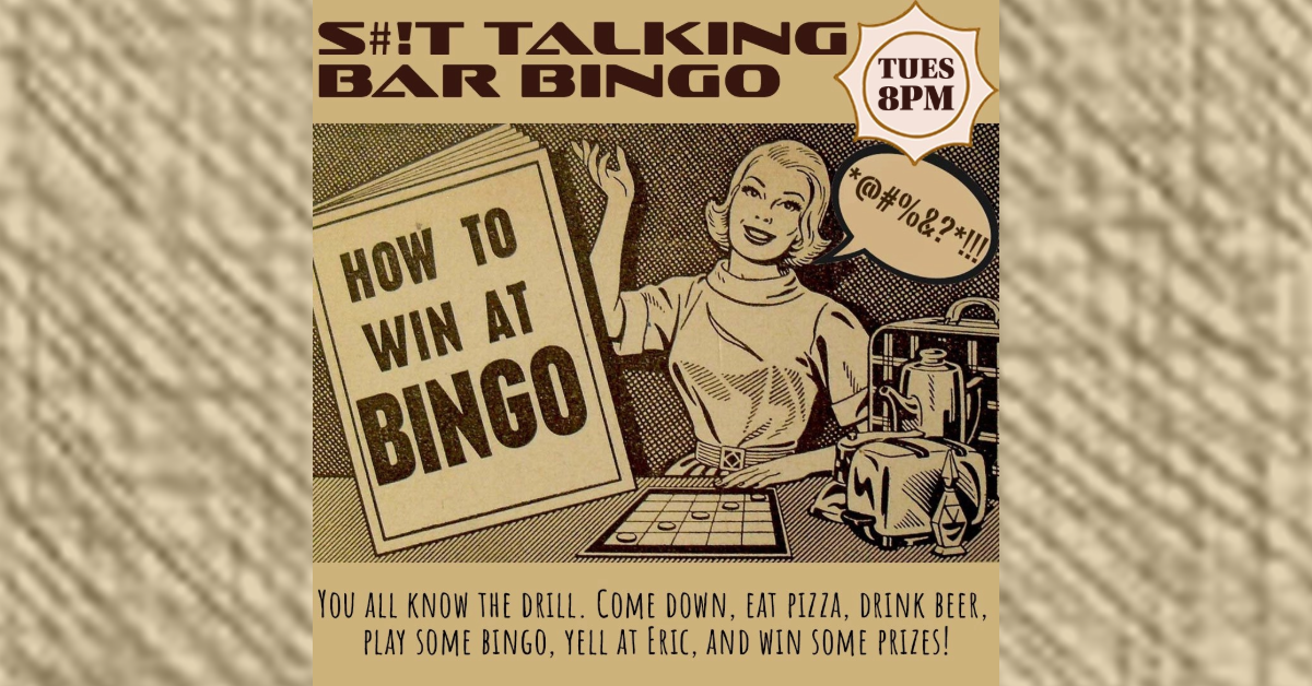 S#!t Talking Bar Bingo