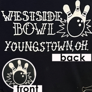 westside bowling pin diesgn
